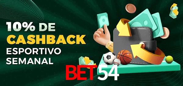 10% de bônus de cashback na BET54